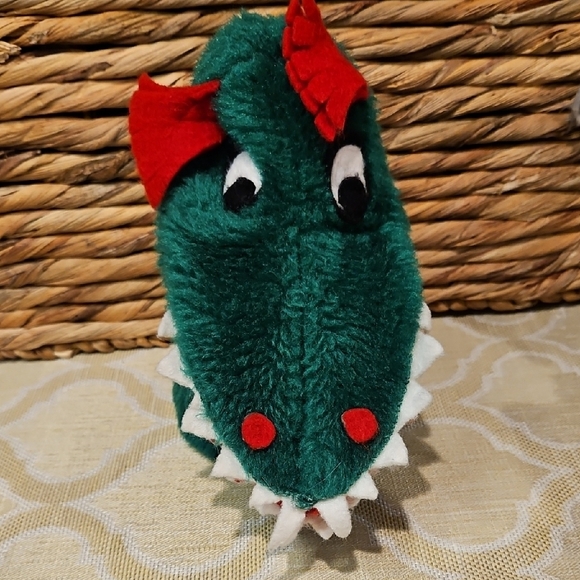 70s Sheram Hand Puppet Animal Set: Pig Croc Duck Bear Zebra Elephant Giraffe - Picture 3 of 11